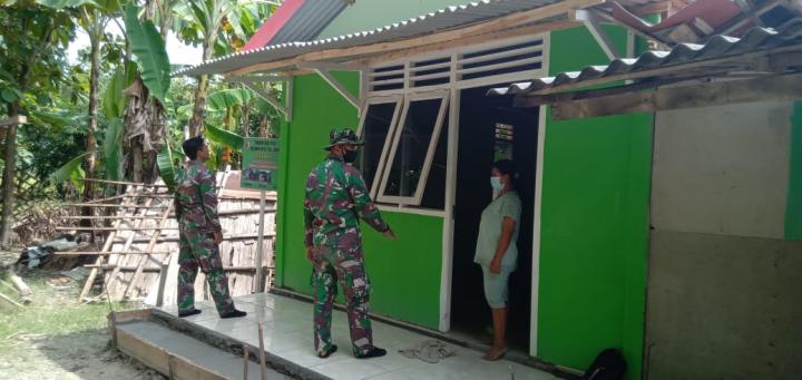  Rehab Rumah Yateman Selesai, Satgas TMMD Bojonegoro Berpamitan